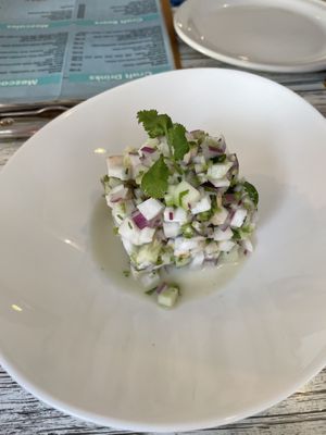 Vegan Ceviche  at Verona in Puerto Vallarta