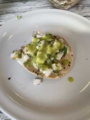 Vegan ceviche  at Verona in Puerto Vallarta