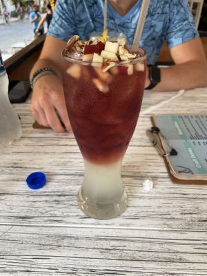 Red sangria  at Verona in Puerto Vallarta