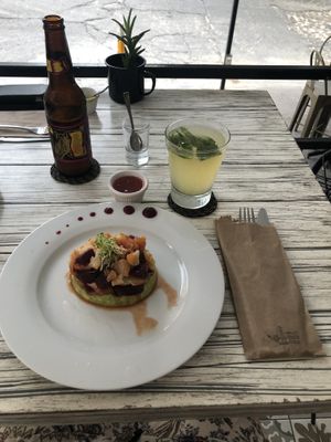 Vegan tartar at Verona in Puerto Vallarta
