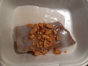 Banana cake at Saigon House in Helsinki