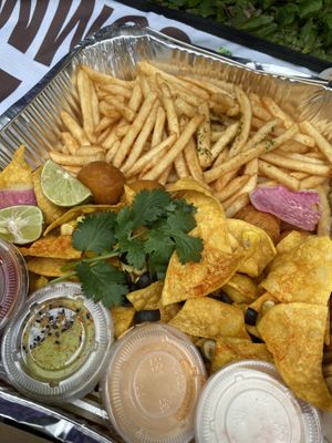 Nachos and fries   at YEARS 素年 in Kowloon