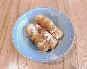 Glutinous Rice Cake with Brown Sugar 黑糖糍粑 at YEARS 素年 in Kowloon