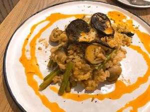 Tom Yam risotto  at YEARS 素年 in Kowloon