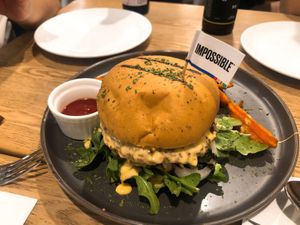 Impossible burger at YEARS 素年 in Kowloon