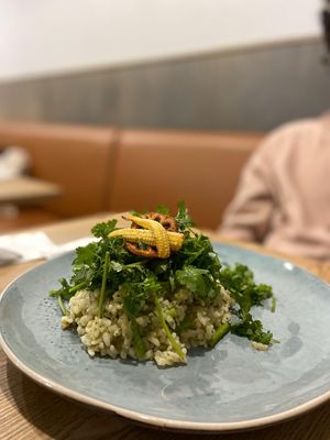 cilantro risotto at YEARS 素年 in Kowloon