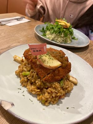 omnipork katsu curry risotto at YEARS 素年 in Kowloon