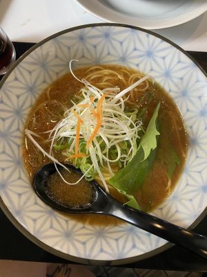 Veg miso at Ramen Kazu in Kyoto