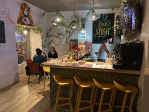 Ambiente lindo, música agradable.  at Sanissimo - Gran Via in Madrid