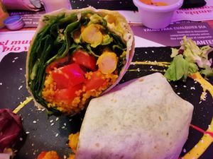 Wrap juerguista at Sanissimo - Gran Via in Madrid