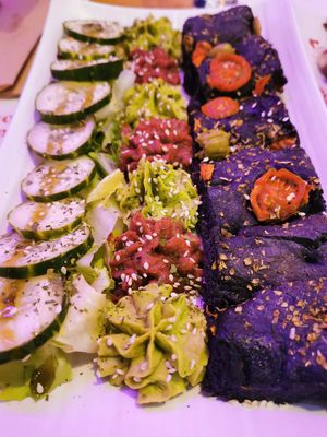 Hummus at Sanissimo - Gran Via in Madrid