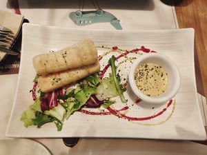 Cheese breadsticks at Sanissimo - Gran Via in Madrid