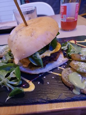 Hamburguesa at Sanissimo - Gran Via in Madrid