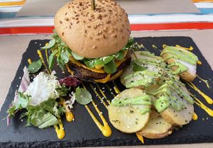 Burger  at Sanissimo - Gran Via in Madrid