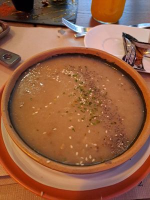 Soup at Sanissimo - Gran Via in Madrid