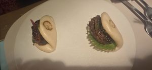 Bao di melanzane at Capra e Cavoli in Milan