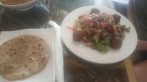 Falafel salad at Ashoka Vegan in Koh Phangan