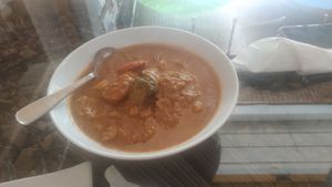 Thai curry at Ashoka Vegan in Koh Phangan