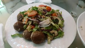 Falafel salad  at Ashoka Vegan in Koh Phangan