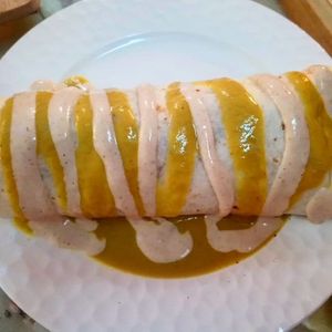 Falafel burrito at Ashoka Vegan in Koh Phangan