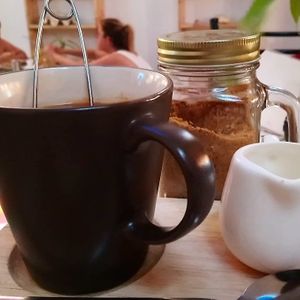 Yogi tea at Ashoka Vegan in Koh Phangan