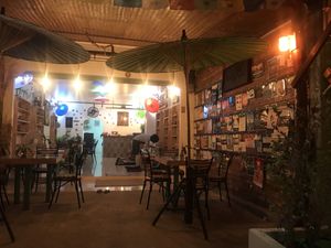 Inside  at Ashoka Vegan in Koh Phangan