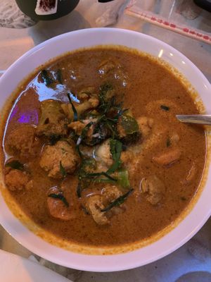 Panang curry at Ashoka Vegan in Koh Phangan