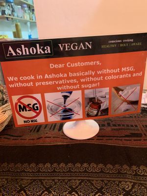 Inside at Ashoka Vegan in Koh Phangan