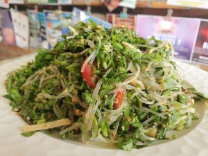 Kingko noodles at Ashoka Vegan in Koh Phangan
