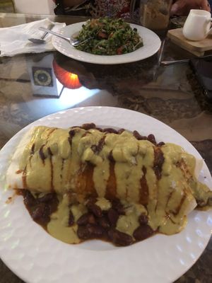 Red bean burrito 👌🏽👌🏽 for 170 baht  at Ashoka Vegan in Koh Phangan