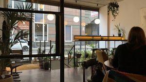 Atmosphere at Benk + Bo in East London