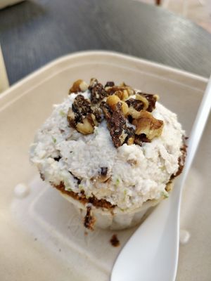 Carrot cake at Noväa Social Food in Cannes