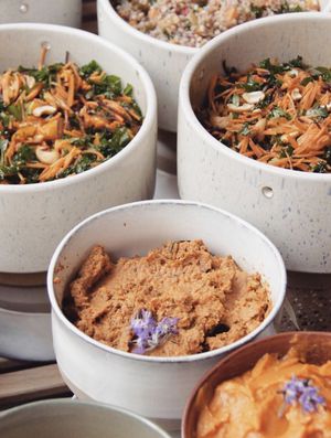 Salads at Noväa Social Food in Cannes