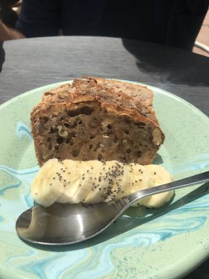 Vegan banana bread  at Noväa Social Food in Cannes