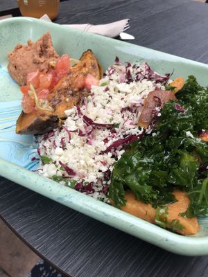 Vegan lunch menu  at Noväa Social Food in Cannes