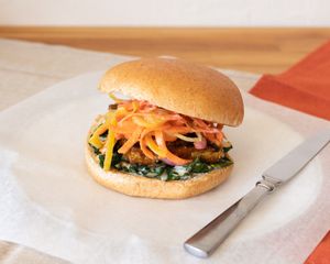 Tempeh Sandwich at Root Down Kitchen in Bend