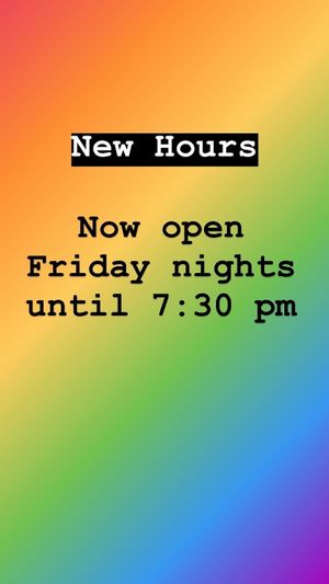 As of July 17th we are now open Friday nights until 7:30 pm.  at Root Down Kitchen in Bend