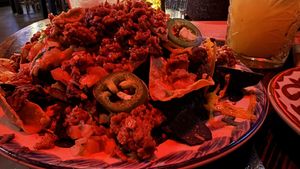 Vegan 🌱 nachos  at El Dorado Cantina in Las Vegas