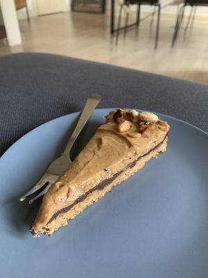 Erdnussbutter-Tarte at Mit Herz und Zucker in Hamburg