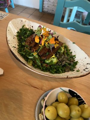 Buckwheat kashotto with tempeh. Just wonderful! at MIMO in Malaga