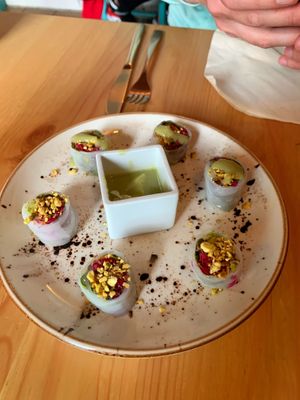 Sushi rolls at MIMO in Malaga