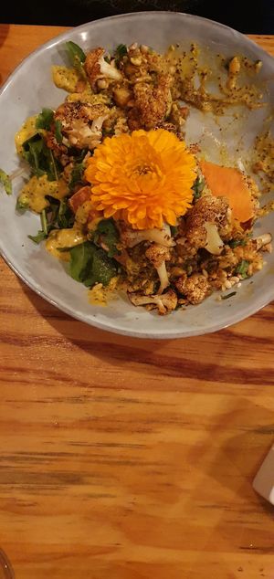 Gevulde zoete aardappel at MIMO in Malaga