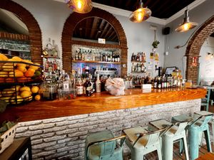 The bar  at MIMO in Malaga