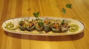 Sushi rolls at MIMO in Malaga