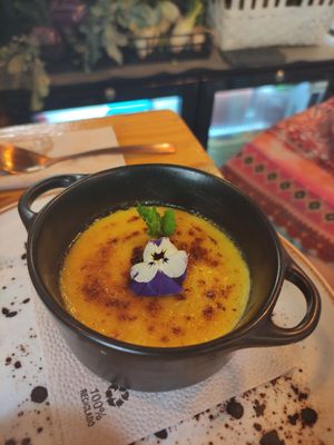 Creme brulee at MIMO in Malaga