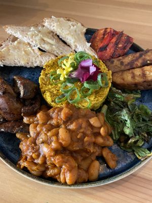 English breakfast   at MIMO in Malaga