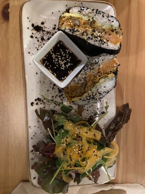 Sushi sandwich  #Veganuary at MIMO in Malaga