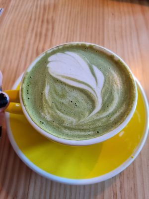 Matcha Oat Latte at MIMO in Malaga