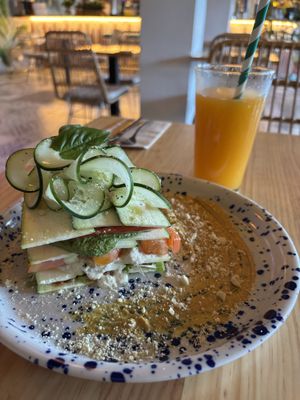 Raw lasagna. Amazing and super tasty   at MIMO in Malaga