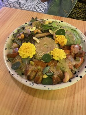 Salad bowl with tofu   at MIMO in Malaga